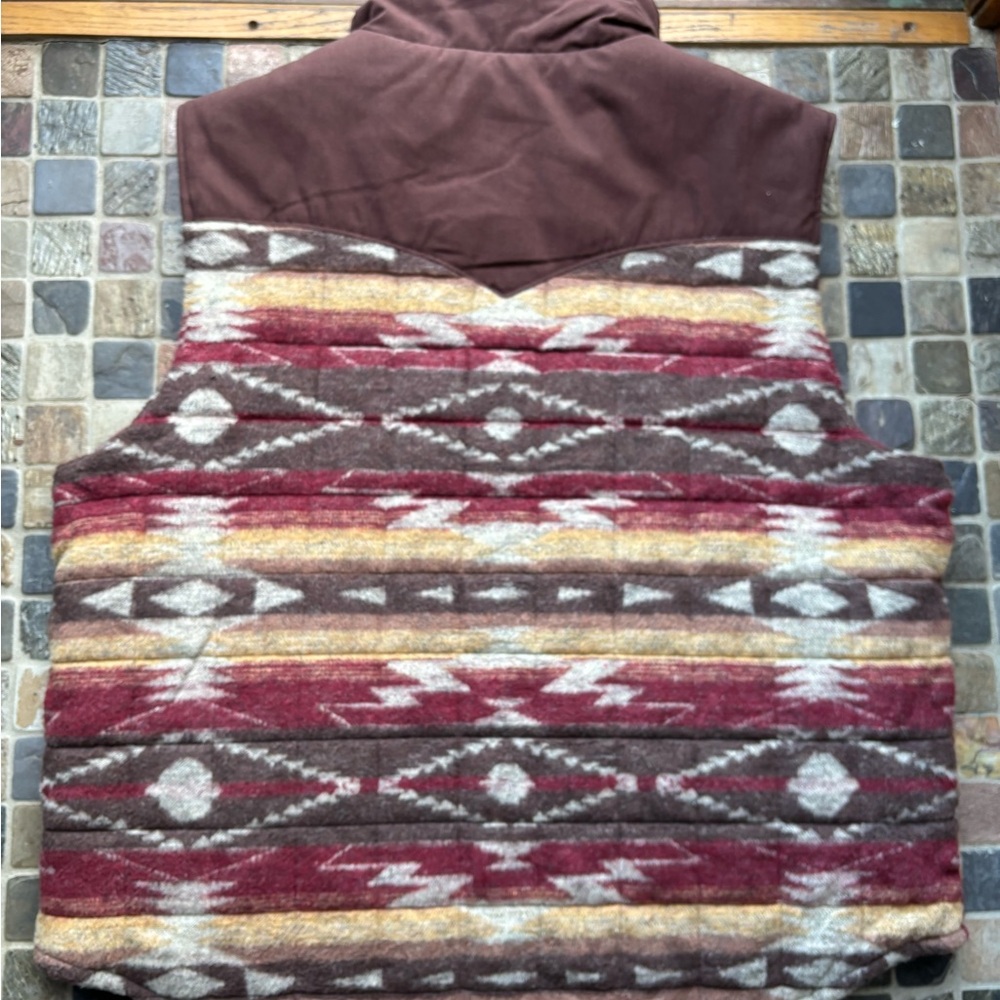 Cinch Western Patterned Reversible Vest - image 2
